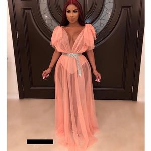 Extravaganza Tulle Maxi Dress